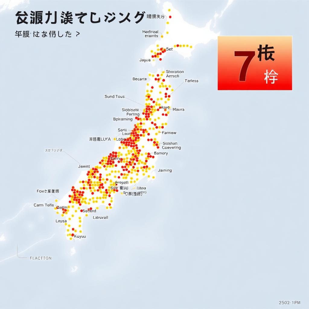 震度分布マップ